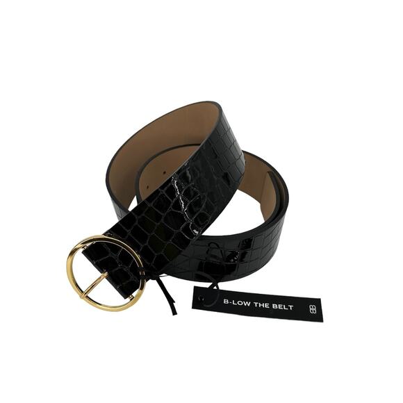 B-LOW the BELT Molly Croco Luster in Black XS - Picture 1 of 8